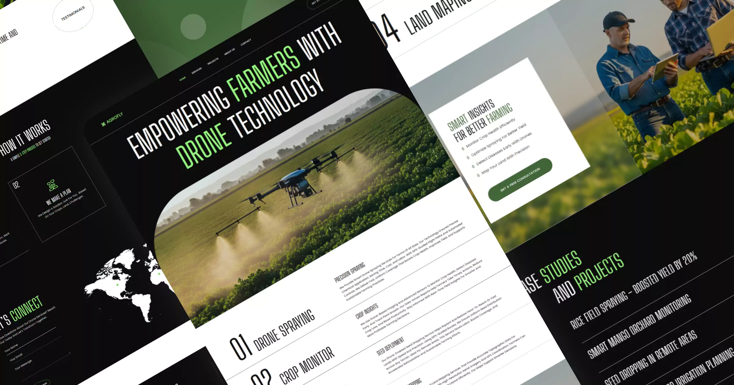 AgroFly - Farming Drone Template Banner