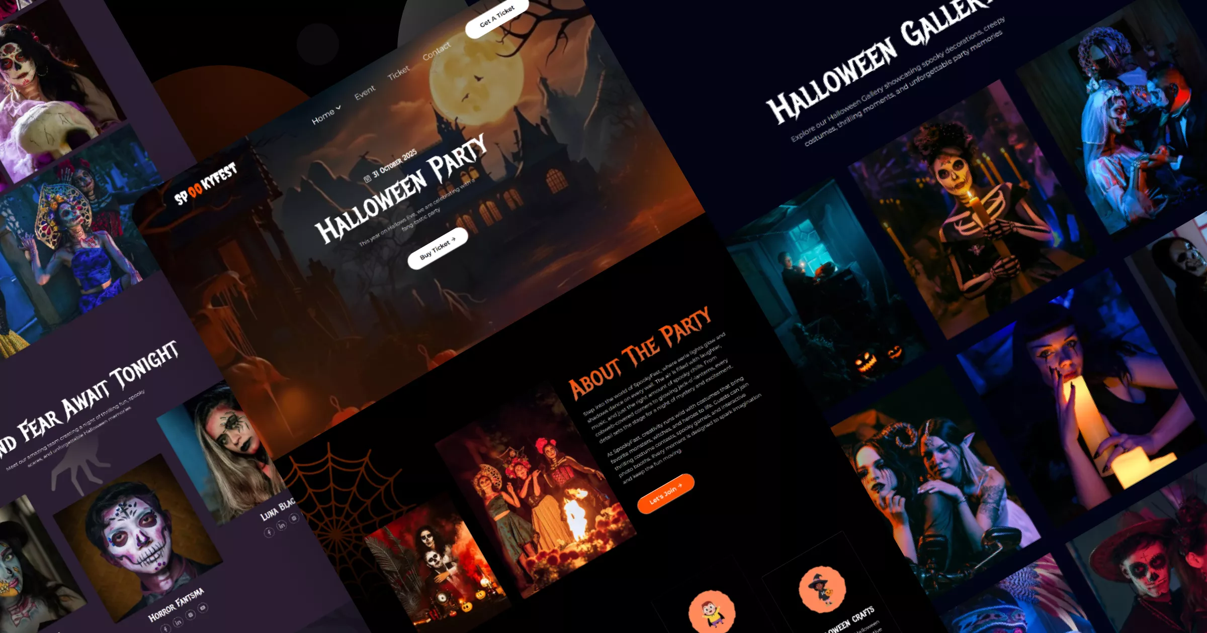 SpookyFest - Halloween Website Templates Banner