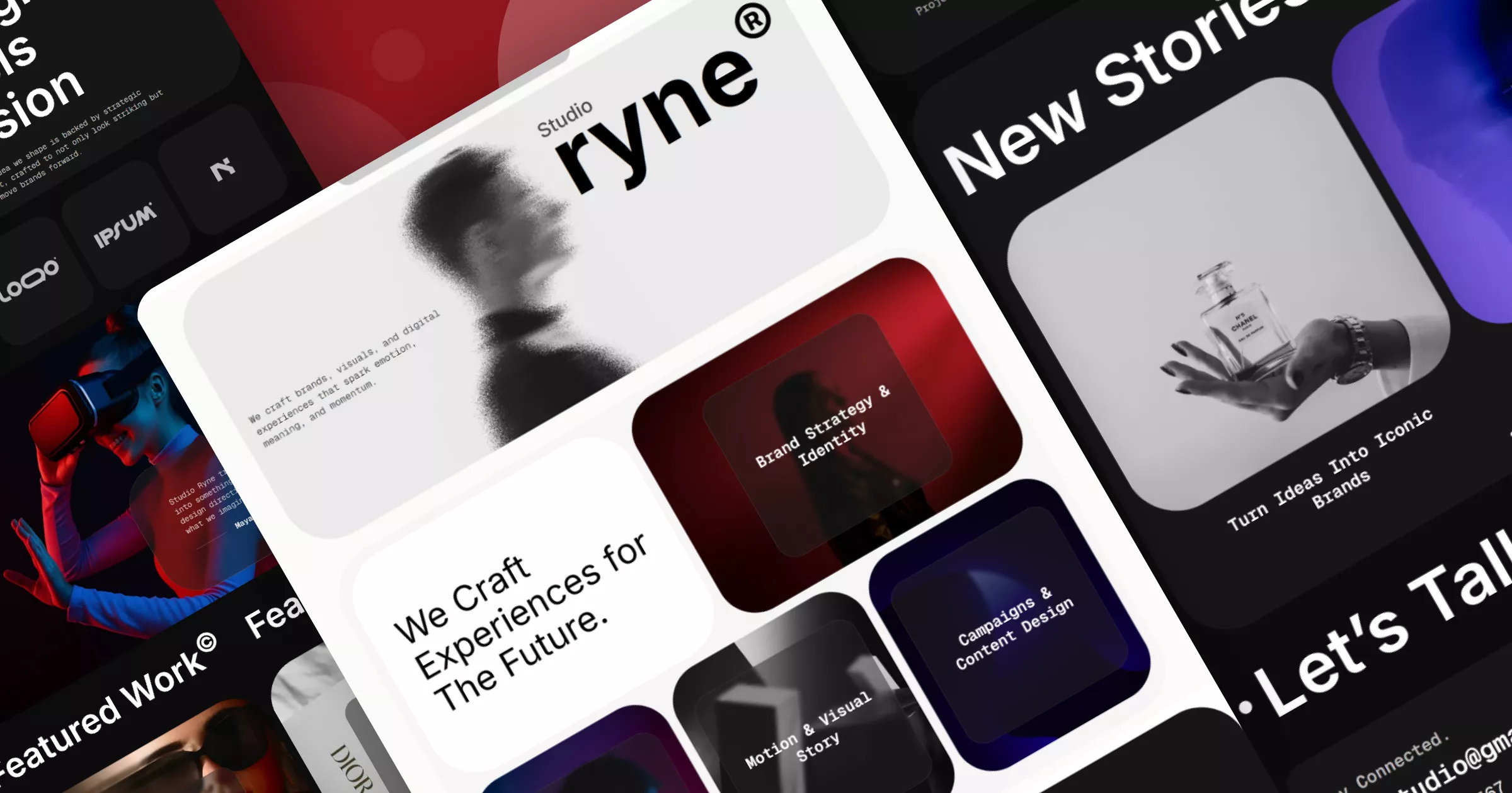 Studio Ryne - Creative Agency Website Template Banner