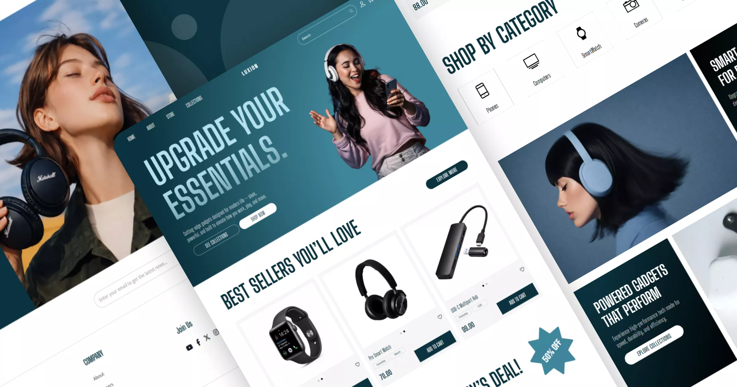 Luxion - Dropshipping Website Template Banner