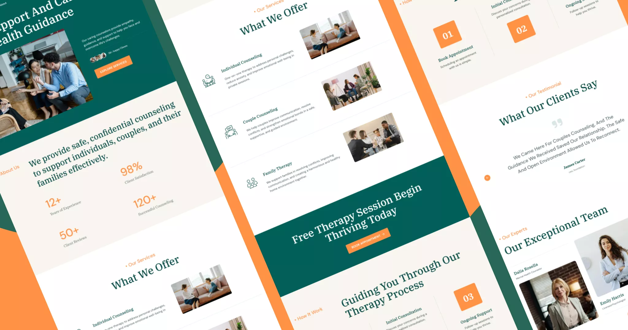 MindCore | Psychologist Website Template Banner
