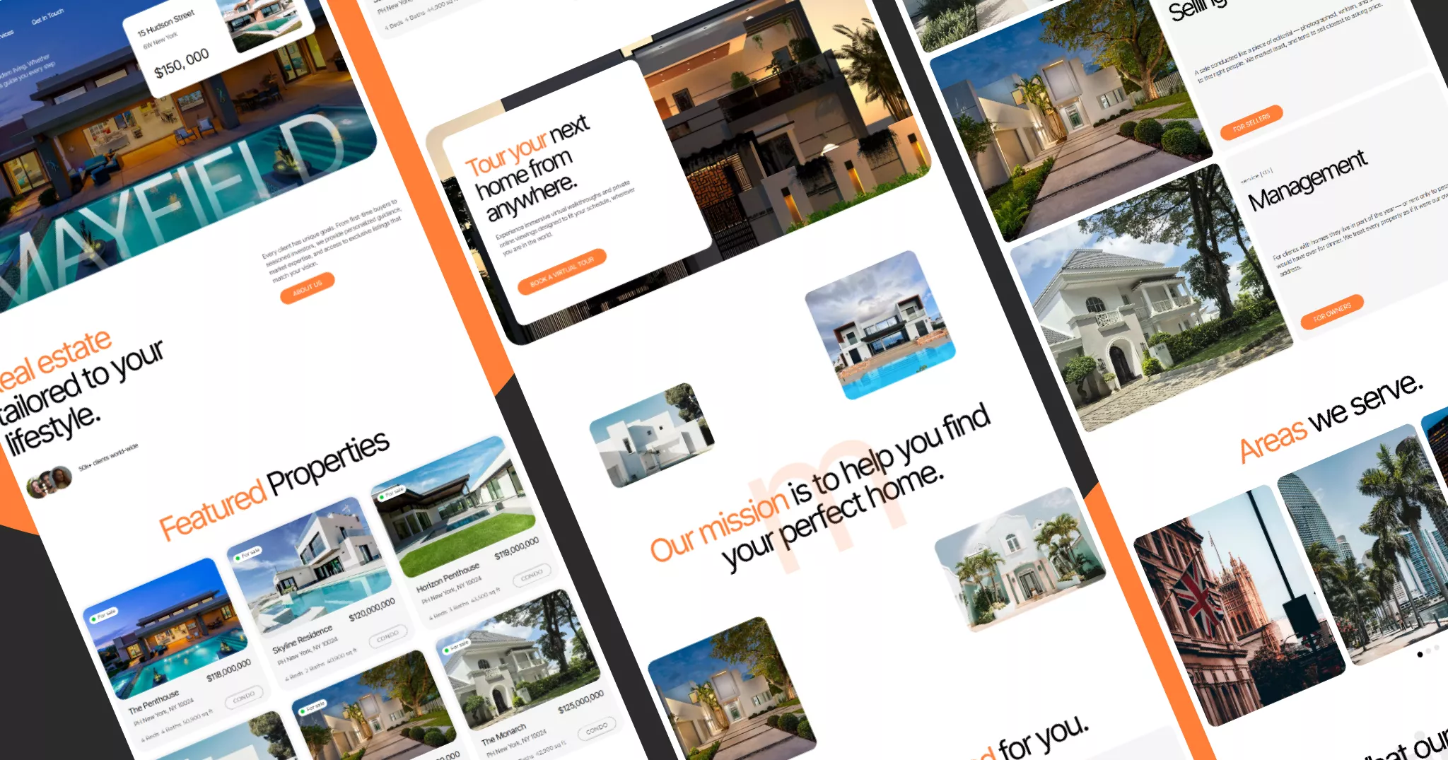 Mayfield | Real Estate Website Template banner